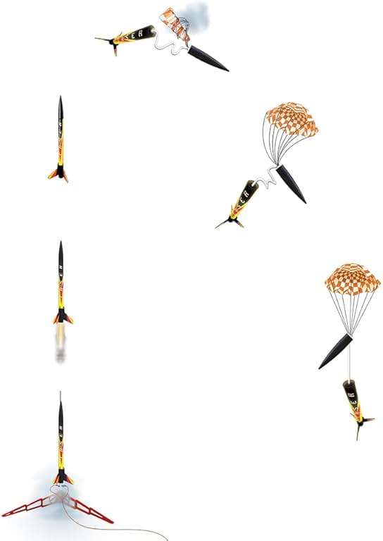 Estes 1491 Taser Rocket Launch Set, Beginner Flying-Rocket-Model Building Kit for Ages 10+, Includes Launch Pad System - Image 9