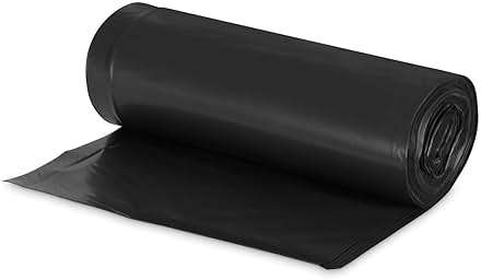 Earthsense Commercial RNW6050 Can Liner, 55-60 gal, 1.25 mil, 38" x 58", Black (Pack of 100) - Image 3