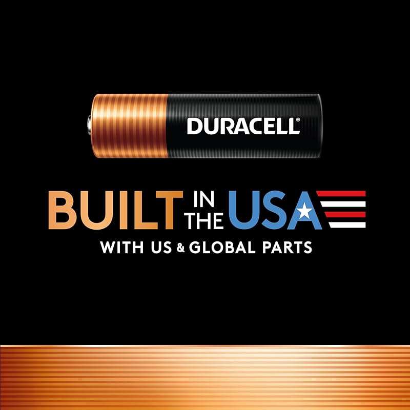Duracell Coppertop Double AA Batteries with Power Boost Ingredients, 2 Count (Pack of 1) Long-lasting Alkaline Double AA Battery for Household and Office Devices - Image 3