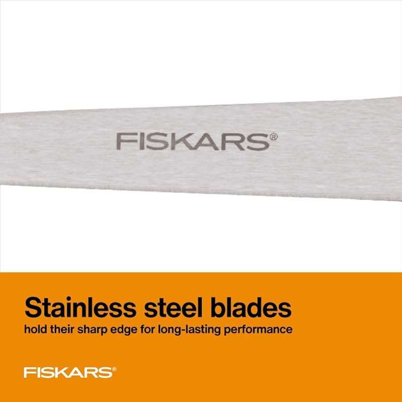 Fiskars All Purpose Scissors, High Performance Cutting, Stainless Steel Blades, Ergonomic and Comfort Handles, Perfect for Arts and Crafts and the Office, Scissors for Office - Image 3