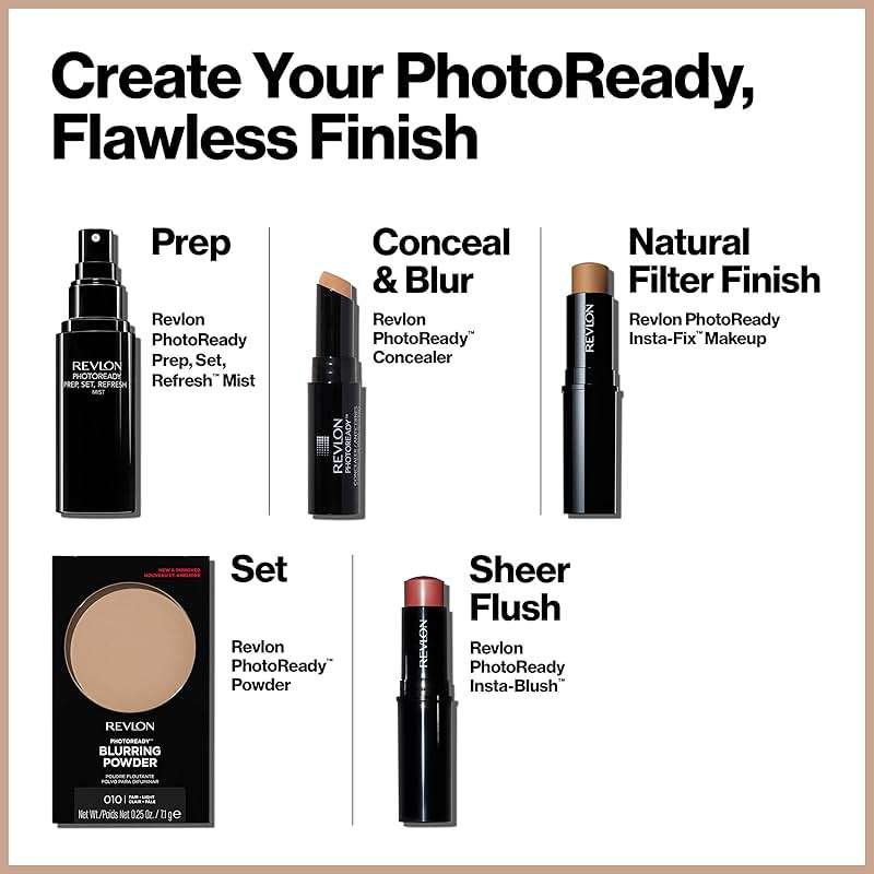 Revlon PhotoReady Blurring Face Powder, Longwear, Flawless Finish, Packaging May Vary, 001 Translucent - Image 7