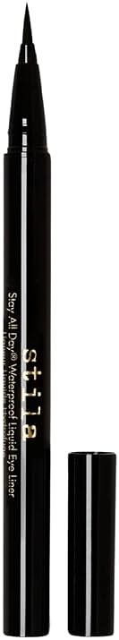 stila Waterproof Liquid Eye Liner, Stay All Day Makeup with Fine Brush Tip Lasting Satin Finish, Smudge-Proof & Transfer-Resistant - Product Image