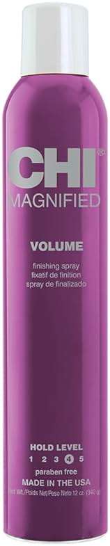 CHI Magnified Volume Finishing Hair Spray, Boosts Volume & Body For Maximum Fullness, Builds Resilience & Strength & Adds Shine, 12 Oz - Image 1