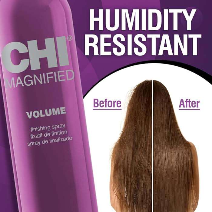 CHI Magnified Volume Finishing Hair Spray, Boosts Volume & Body For Maximum Fullness, Builds Resilience & Strength & Adds Shine, 12 Oz - Image 2