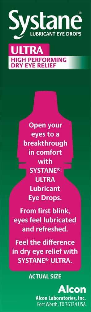 Systane Ultra Lubricant Eye Drops, Artificial Tears for Dry Eye, Twin Pack, 10-mL Each - Image 4