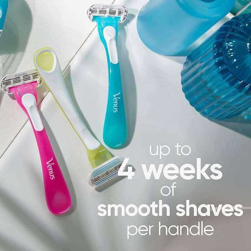 Gillette Venus Tropical Women's Disposable Razor, 3 Count - Image 4