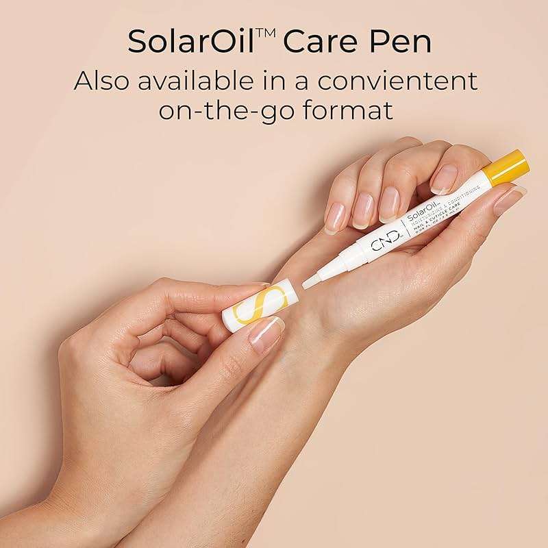 CND SolarOil Cuticle Oil, Natural Blend Of Jojoba, Vitamin E, Rice Bran and Sweet Almond Oils, Moisturizes and Conditions Skin (Packaging May Vary) - Image 7