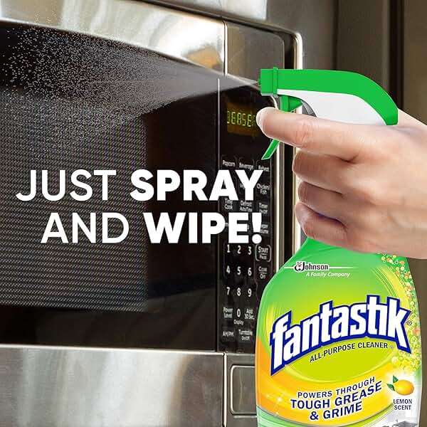 Fantastik All-Purpose Cleaner Trigger, Lemon Scent, 32 fl oz - Image 4