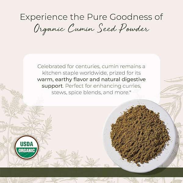 Starwest Botanicals Organic Ground Cumin Seed Powder - Dried Seasoning for Curry, Chili, & Other Food, Rich & Earthy Spice, Non-GMO - Bulk 1 lb Bag - Image 2