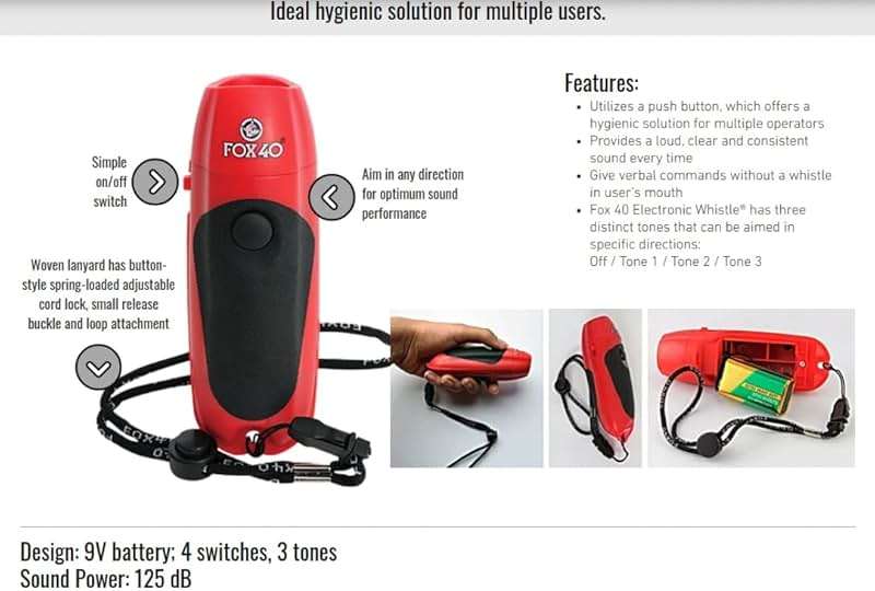 Fox 40 Electronic Whistle -DS - Image 6