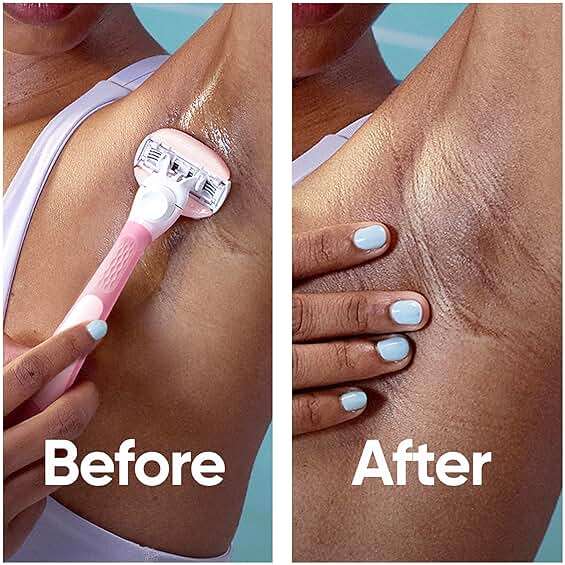 Gillette Venus ComfortGlide White Tea Women's Razor Blades, 3-Blade Razor Refills, 6 Count, Holiday Gifts for Women - Image 9