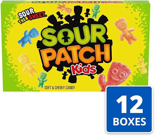 SOUR PATCH KIDS Soft & Chewy Candy, Bulk Candy, 12 - 3.5 oz Boxes - Image 4