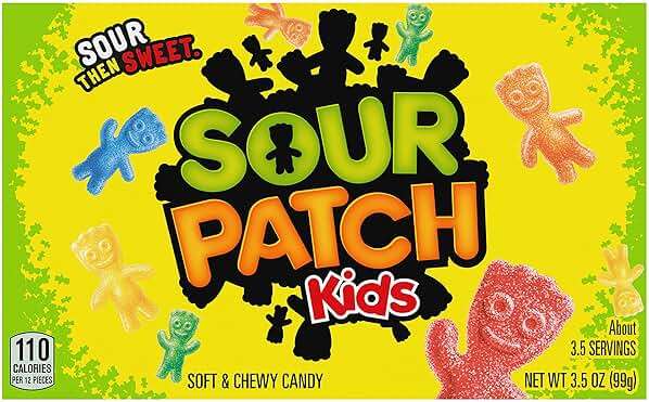 SOUR PATCH KIDS Soft & Chewy Candy, Bulk Candy, 12 - 3.5 oz Boxes - Image 5