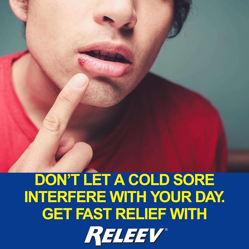 Releev 1Day Cold Sore Treatment Liquid, Fast-Acting Soothing of Pain and Itching, Topical Care for Fever Blisters & Lip Sores, 0.2 Ounces - Image 6