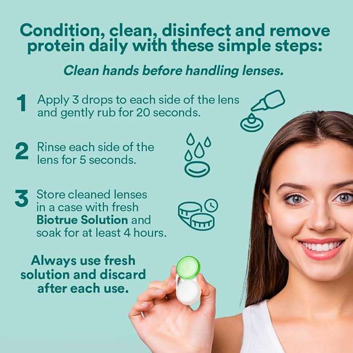 Biotrue Contact Solution, Multi-Purpose with Lens Case, Cleans, Conditions, Hydrates, Disinfects, Removes Protein, Dirt & Debris, Contact Lens Cleaner & Storage, 10 Fl Oz (Pack of 2) - Image 5