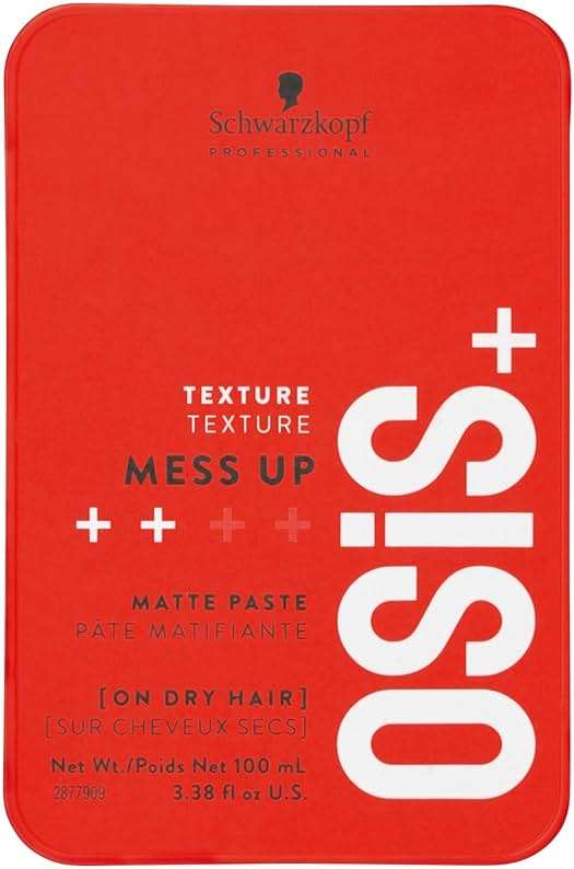 OSiS+ Mess Up - Matte Styling Paste for Medium Control & Flexible Styling - Image 1