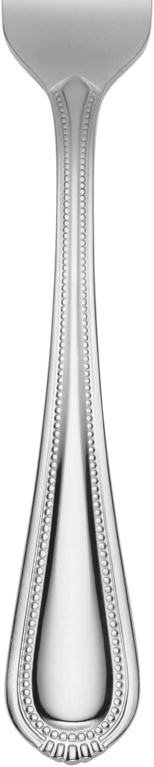 Oneida Silverware Set For 8, Countess 45-Piece Everyday Flatware Set with Serving Utensils, Service For 8, Bead Pearl, 18/0 Stainless Steel, Dishwasher Safe,Knives Spoons & Forks Set (Silver 45 Piece) - Image 5