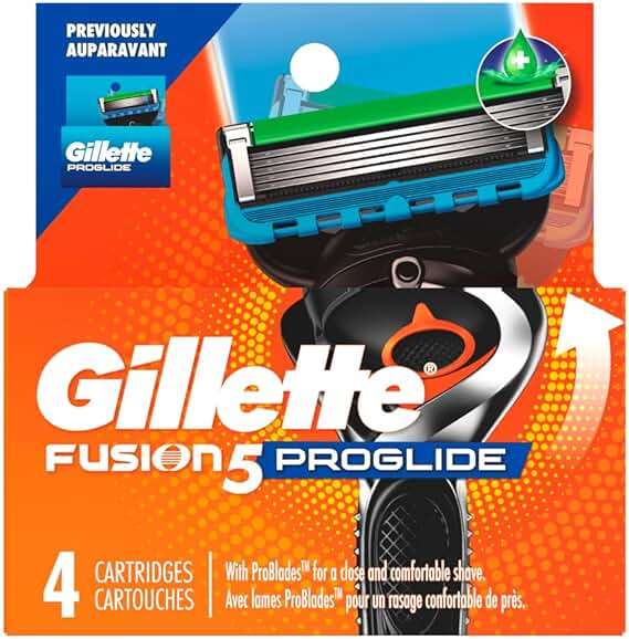 Gillette ProGlide Razor Refills for Men, 4 Razor Blade Refills - Image 9