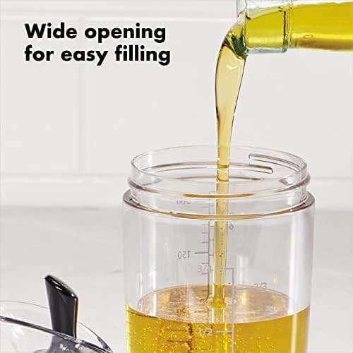 OXO Good Grips Salad Dressing Shaker - 1.5 Cup | One-Handed Lever for Pouring, Wide Opening for Easy Fill, Ideal for Mixing, Serving & Storing Dressings, Sauces and More - Image 5