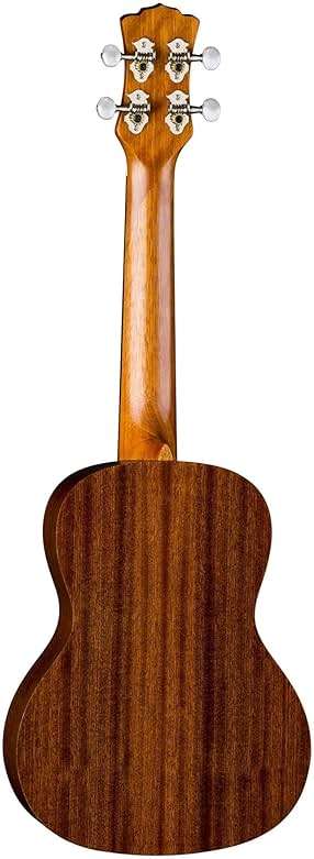 Luna Tattoo Concert Mahogany Ukulele with Gig Bag, Satin Natural - Image 2