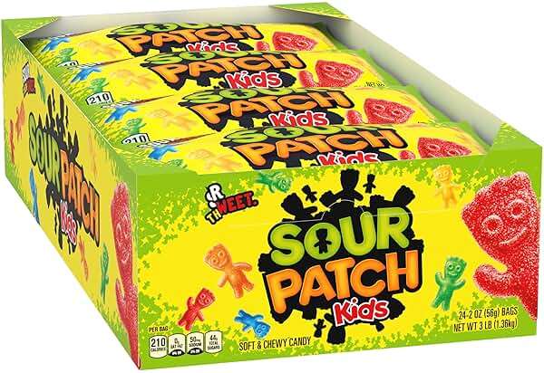 SOUR PATCH KIDS Soft & Chewy Candy, Bulk Candy, 24 - 2 oz Bags - Image 12