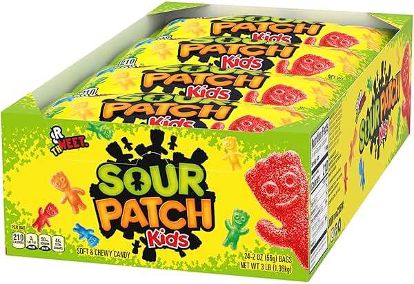 SOUR PATCH KIDS Soft & Chewy Candy, Bulk Candy, 24 - 2 oz Bags - Image 13