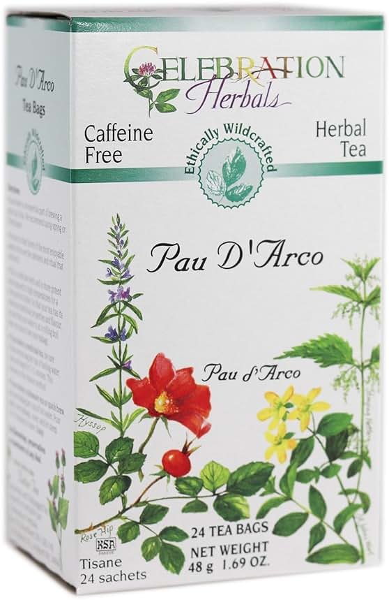 Celebration Herbals Pau D'Arco Tea Bags WC 24 Count - Product Image