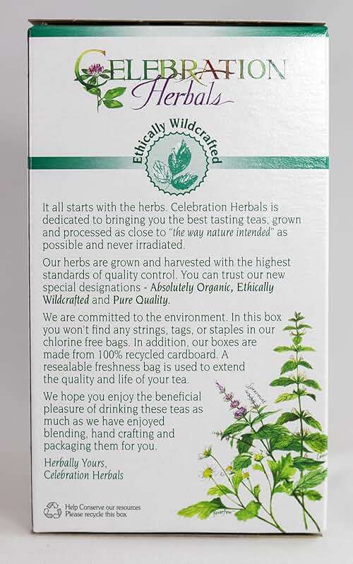 Celebration Herbals Pau D'Arco Tea Bags WC 24 Count - Image 6