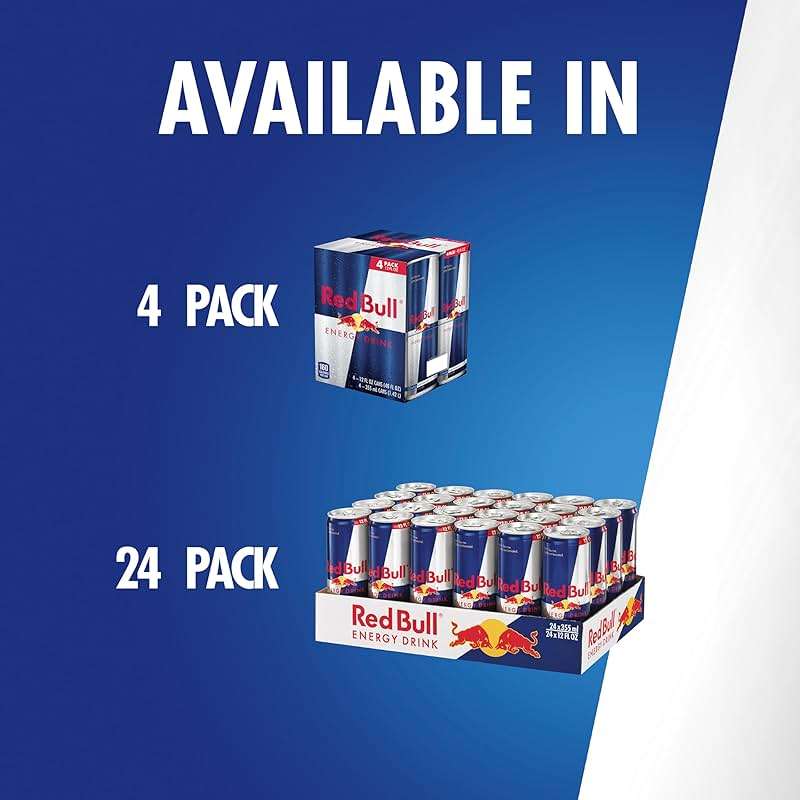 Red Bull Energy Drink with 114mg Caffeine plus Taurine & B Vitamins, 12 Fl Oz, Pack of 24 Cans - Image 9