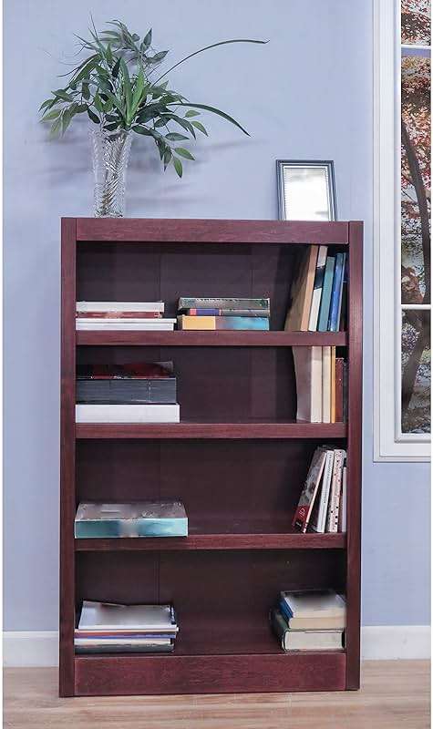 Concepts In Wood Midas Four Shelf Bookcase 48" H Cherry Finish - Image 2