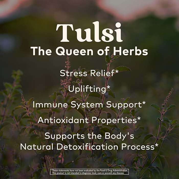 ORGANIC INDIA Tulsi Sweet Rose Herbal Tea - Holy Basil Leaf, African Basil, Chamomilie, Lemon Myrtle, Stress Relieving, Immune Support, USDA Certified Organic, Caffeine-Free - 3.5 oz Canister - Image 3