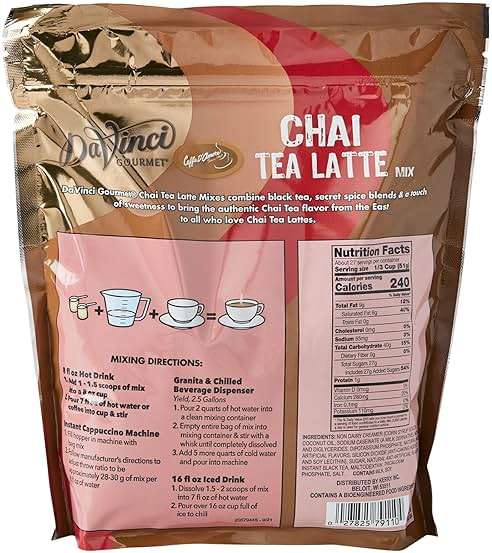 Chai Amore East India Spice Tea Latte Blended Drink Mix, 3 Pounds - Image 2