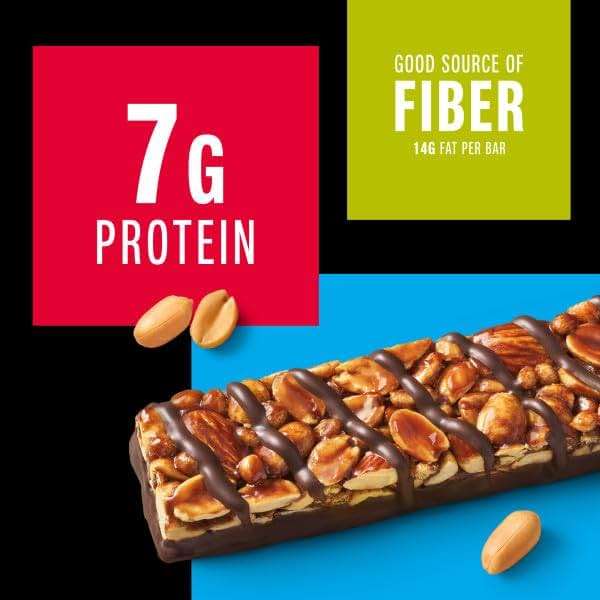 KIND Healthy Snacks Bars, Peanut Butter Dark Chocolate, Gluten Free, Low Sodium Snacks, 7g Protein, 12 Count - Image 3