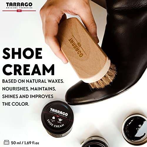 Tarrago Shoe Cream Professional Shoe Polish for Leather Boots, Shoes, Purse, Furniture Eco Friendly Leather Conditioner 1.7oz - Purple #23 - Image 9