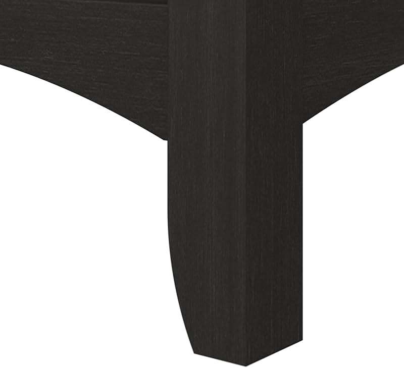 Bush Home Salinas Computer Desk with Hutch | Study Table with Drawers, Cabinets & Pullout Keyboard/Laptop Tray | Modern Home Office Desk in Vintage Black | Work Desk with Storage - Image 10