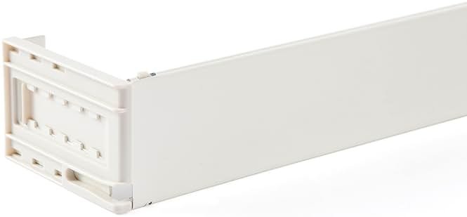 Kenney 506AP Classic 2.5 Adjustable Projection, 28 to 48-Inch Wide Pocket Curtain Rod, White - Product Image