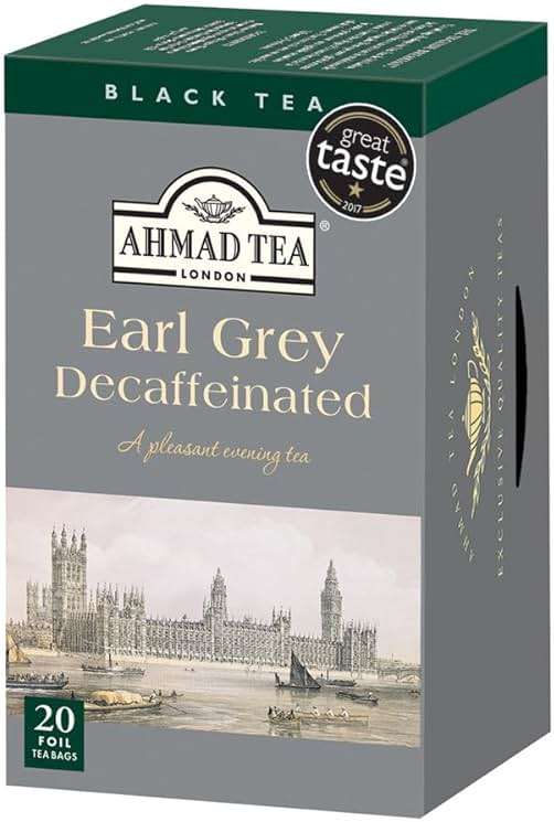 Ahmad Decaf Earl Grey Tea - 20 Teabags - Image 1