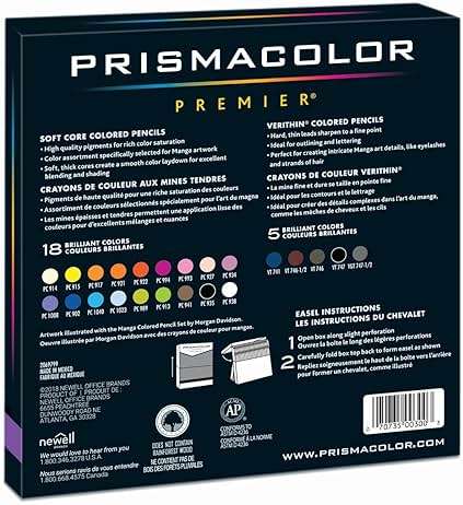 Prismacolor Premier Colored Pencils, Manga Colors, Adult Coloring, 23 Pack - Image 3
