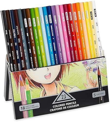 Prismacolor Premier Colored Pencils, Manga Colors, Adult Coloring, 23 Pack - Image 4