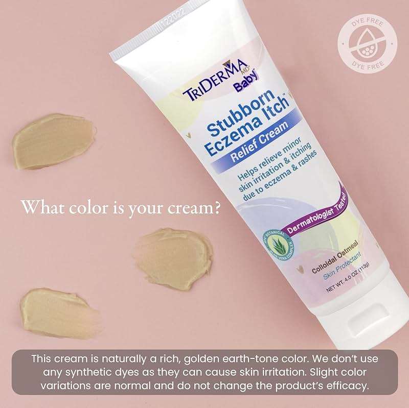 TriDerma Stubborn Eczema Itch Relief Cream (4 oz) - Image 4