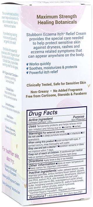 TriDerma Stubborn Eczema Itch Relief Cream (4 oz) - Image 6