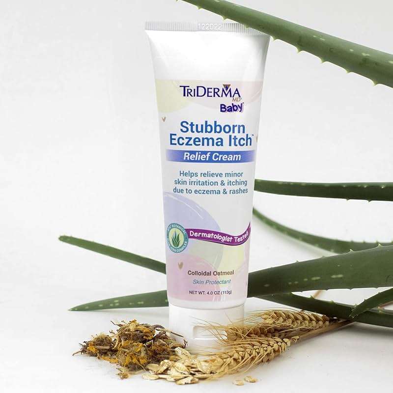 TriDerma Stubborn Eczema Itch Relief Cream (4 oz) - Image 7