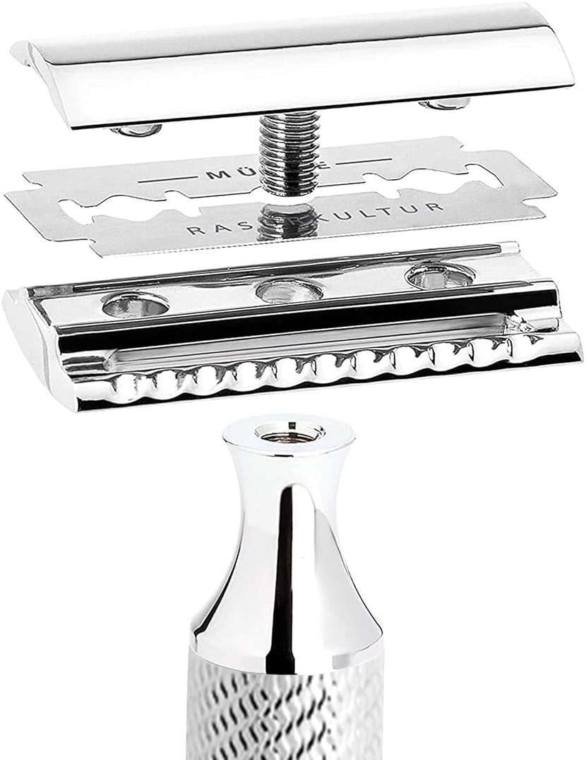 MÜHLE TRADITIONAL R89 Double Edge Safety Razor (Closed Comb) | Perfect for Everyday Use | Barbershop Quality Close Smooth Shave | Luxury Razor for Men - Image 5