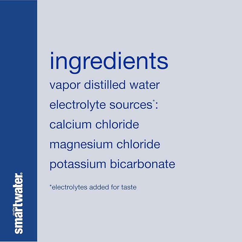 Smartwater vapor distilled premium water bottles, 1L, 6 Pack - Image 4