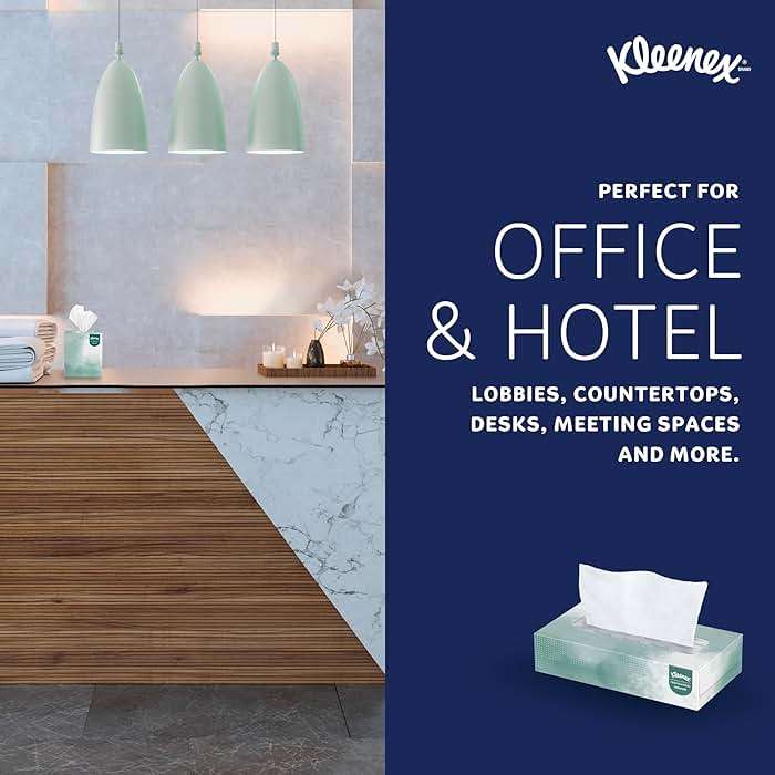 Kleenex Professional Naturals Facial Tissue, Bulk (21601), 2-Ply, White, Flat Boxed Format, Designed for Business (125 Tissues/Box, 48 Boxes, 6,000 Sheets/Case) - Image 8