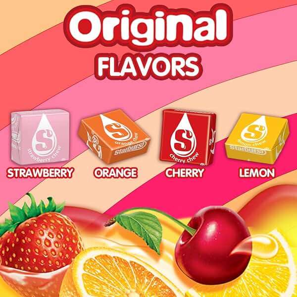 STARBURST Original Full Size Fruit Chews Candy Bulk, Chewy Candy for Parties, 2.07 oz (36 Single Packs) - Image 3