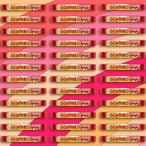 STARBURST Original Full Size Fruit Chews Candy Bulk, Chewy Candy for Parties, 2.07 oz (36 Single Packs) - Image 4