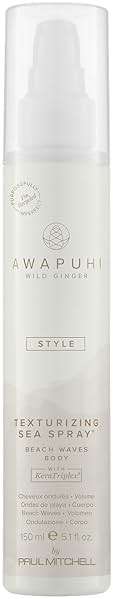 Awapuhi Wild Ginger by Paul Mitchell Texturizing Sea Spray, Creates Beach Waves, Adds Body, For All Hair Types, 5.1 fl. oz. - Image 1