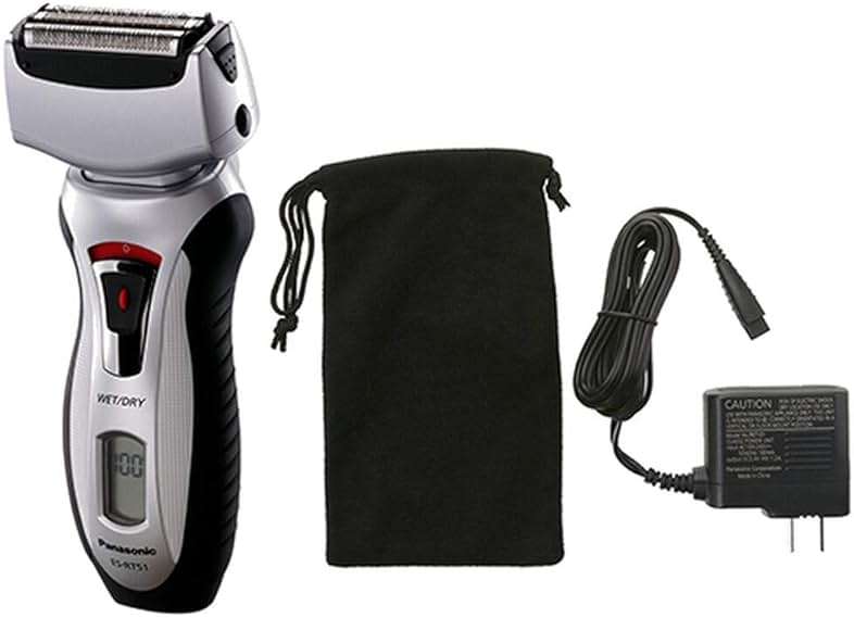 Panasonic ES-RT51-S Arc3 Wet/Dry 3-Blade Pivoting Head Built-in Pop-up Trimmer Cordless Electric Razor for Smooth and Comfortable Shave Travel Pouch Included - Image 1