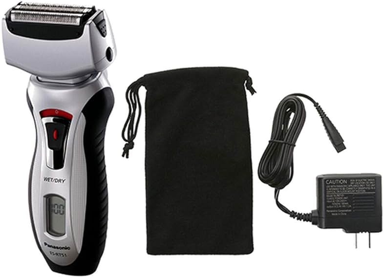 Panasonic ES-RT51-S Arc3 Wet/Dry 3-Blade Pivoting Head Built-in Pop-up Trimmer Cordless Electric Razor for Smooth and Comfortable Shave Travel Pouch Included - Product Image